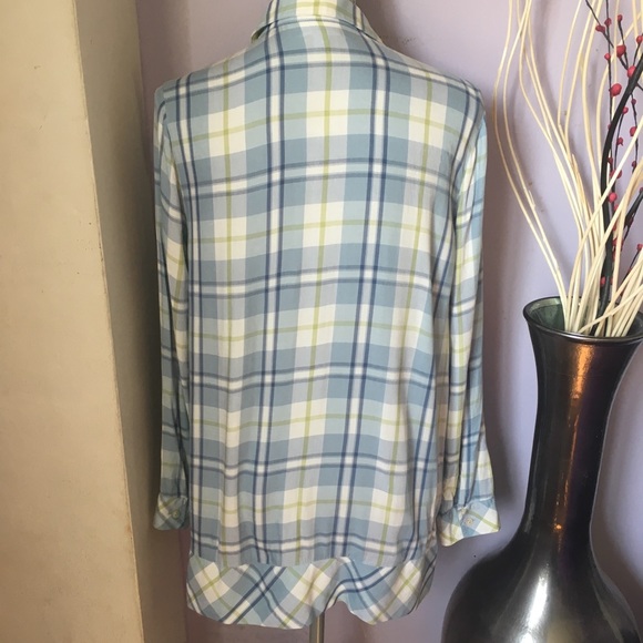 J Jill Plaid Multi-Yarn Dyed Tunic - Picture 3 of 6